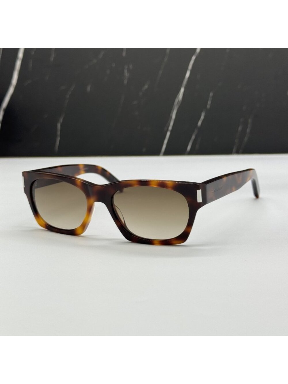 NWT Saint Laurent SL402 019 Havana Brown Unisex Sunglasses Authentic